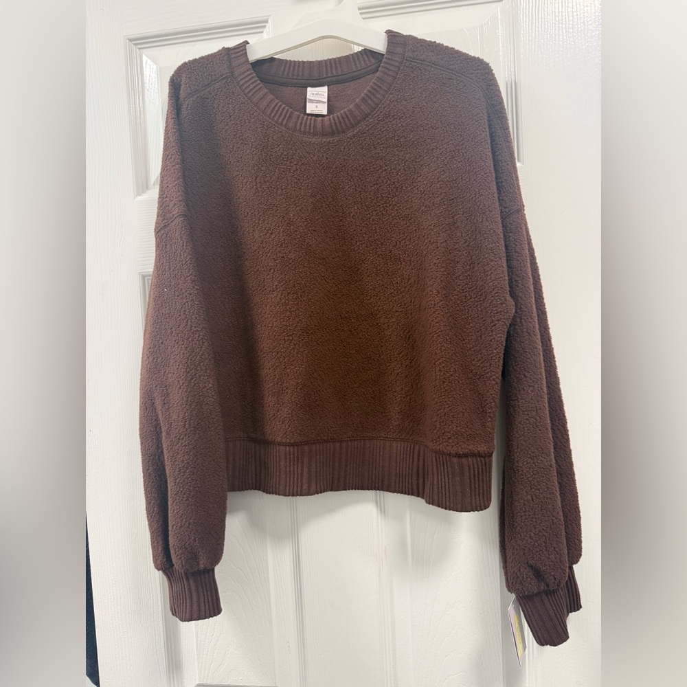 Auden Cozy Brown Women's Sweater size Small NWT
